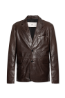 Ami Alexandre Mattiussi Leather blazer