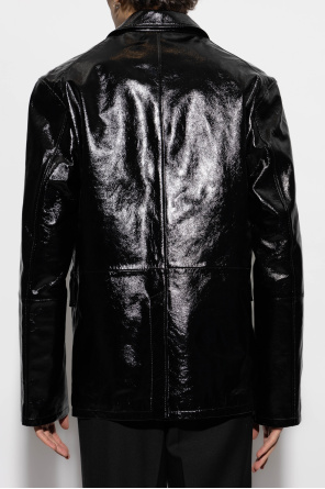 Ami Alexandre Mattiussi Leather blazer