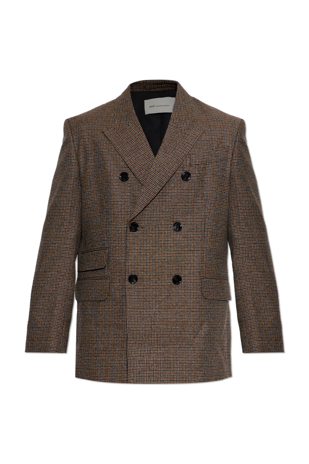 Wool blazer with double vent od Ami Alexandre Mattiussi