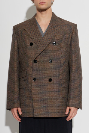 Ami Alexandre Mattiussi Wool blazer with double vent
