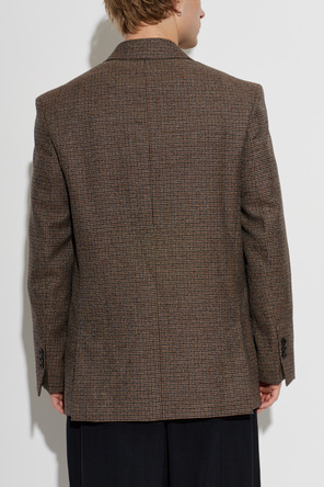 Ami Alexandre Mattiussi Wool blazer with double vent