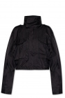 Reebok x Victoria Beckham BLACK Cropped jacket with logo