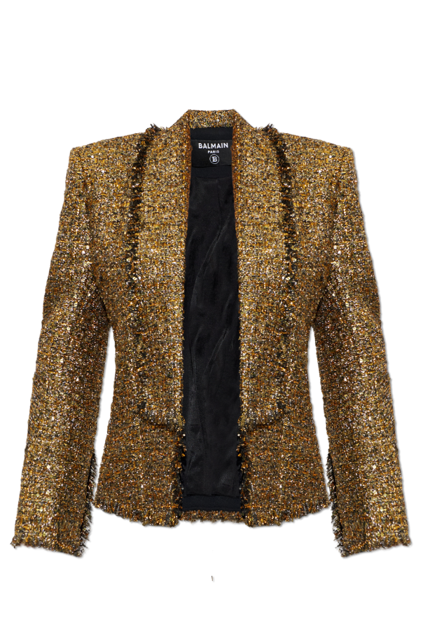 Tweed blazer with sequins od Balmain