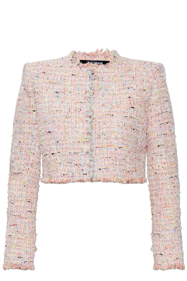 Short tweed blazer od Balmain