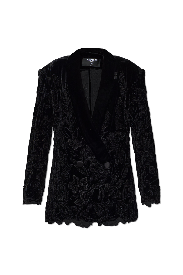 Velvet blazer od Balmain
