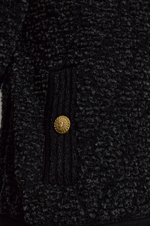Balmain Tweedowy kardigan