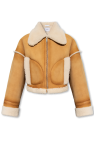 HALFBOY Short shearling jacket