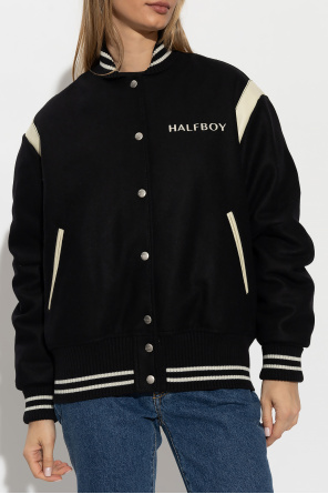 HALFBOY Wool bomber jacket