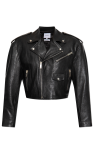 HALFBOY Cropped leather jacket