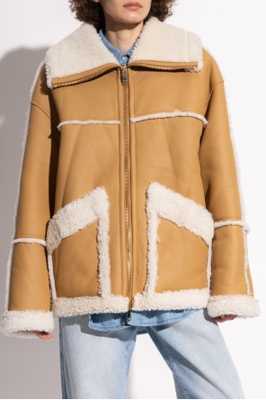 HALFBOY Shearling coat with pockets