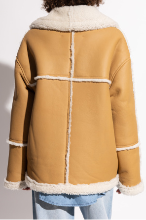 HALFBOY Shearling coat with pockets