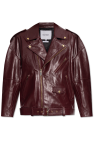 HALFBOY BURGUNDY Leather jacket