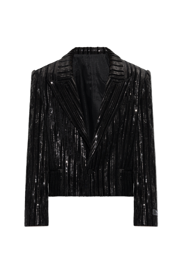 Sequin blazer od Balmain