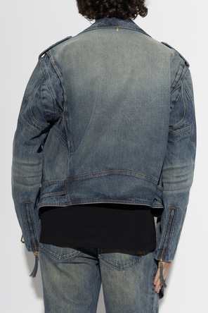 Balmain Denim jacket with belt