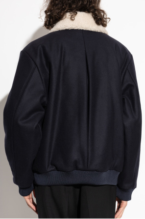 Balmain Wool jacket with detachable collar