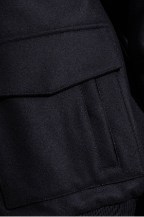 Balmain Wool jacket with detachable collar