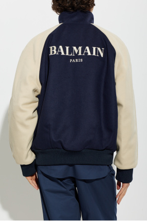 Balmain Wool bomber jacket