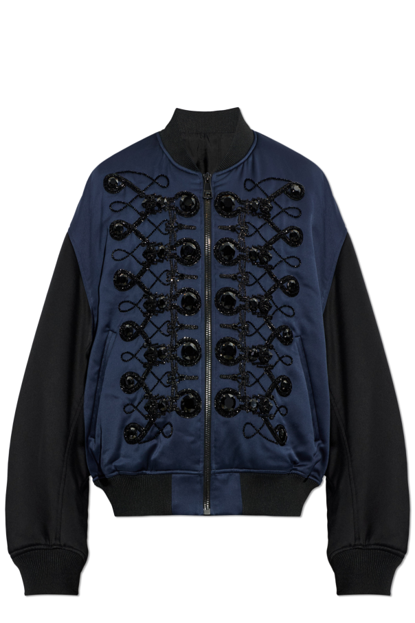 'Bomber' jacket with appliqués od Balmain