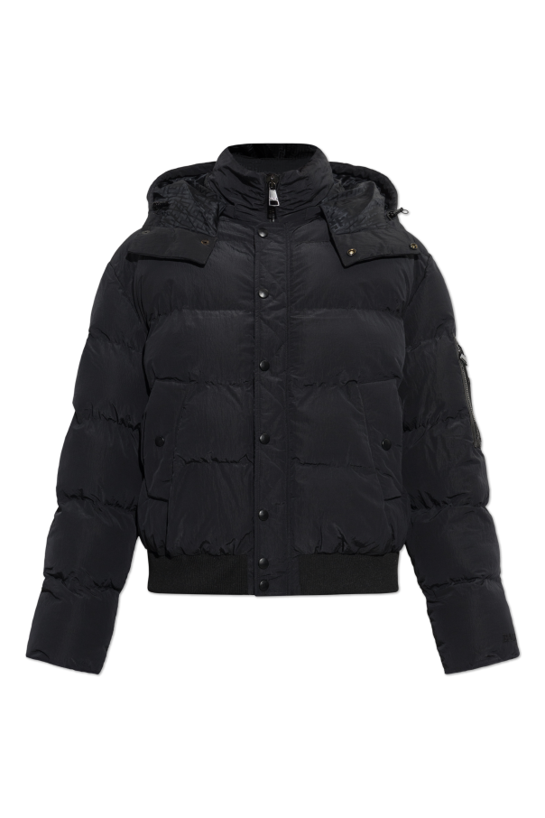 Insulated jacket with a detachable hood od Balmain