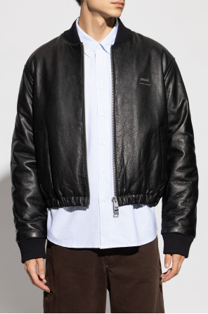 Ami Alexandre Mattiussi Leather jacket