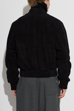 Ami Alexandre Mattiussi Suede 'bomber' jacket