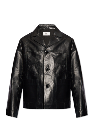 Leather jacket od Ami Alexandre Mattiussi