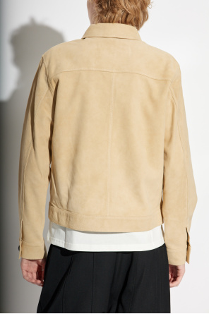 Ami Alexandre Mattiussi Suede jacket with logo