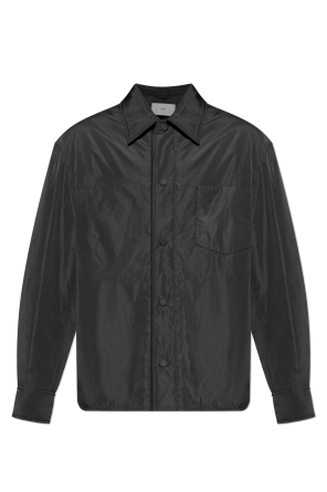 Gefütterte Jacke mit gesticktem Logo