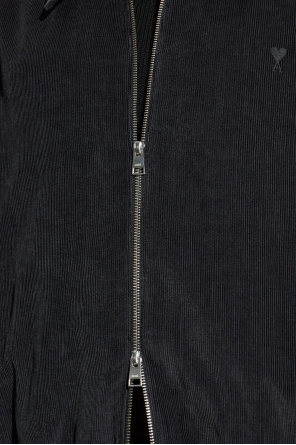Ami Alexandre Mattiussi Corduroy jacket with embroidered logo