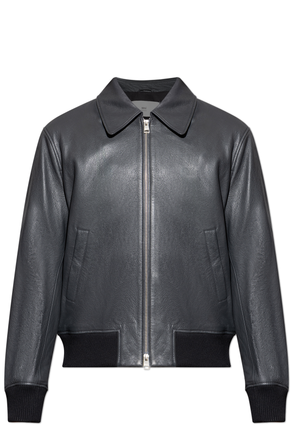Leather jacket od Ami Alexandre Mattiussi