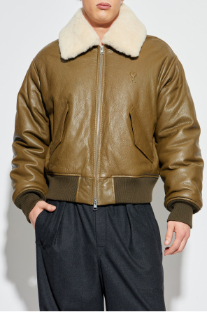 Ami Alexandre Mattiussi Leather jacket