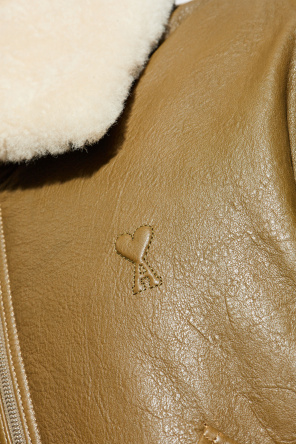 Ami Alexandre Mattiussi Leather jacket