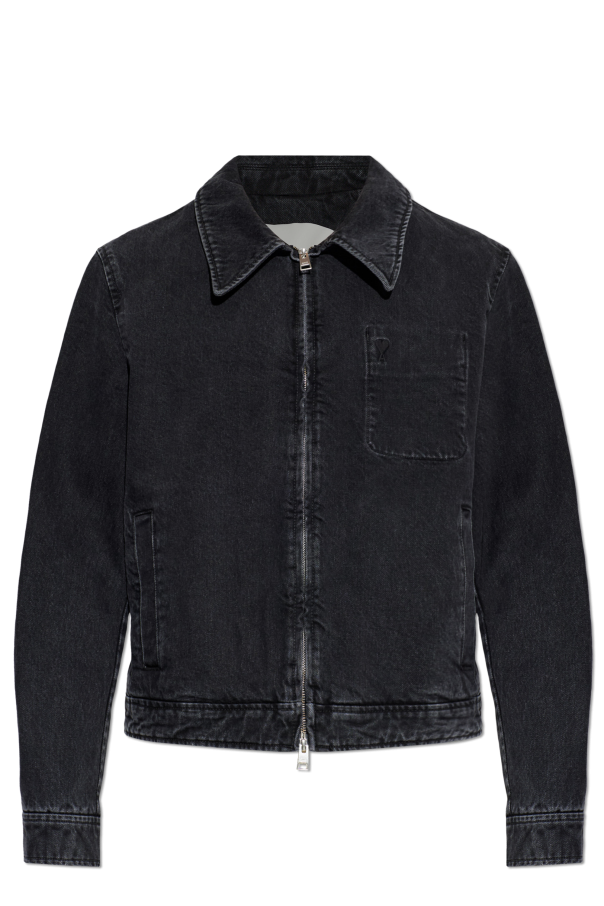 Denim jacket with pockets od Ami Alexandre Mattiussi