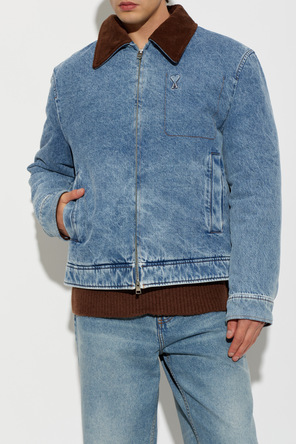 Ami Alexandre Mattiussi Logo denim jacket