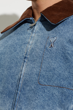 Ami Alexandre Mattiussi Logo denim jacket