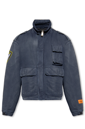 Gucci Pre-Owned 2010s logo patch puffer jacket Blau od Heron Preston