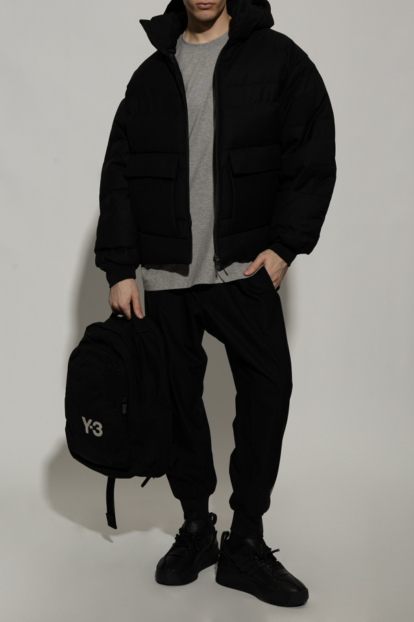 Y-3 Yohji Yamamoto CALVIN KLEIN logo-print hoodie Nero