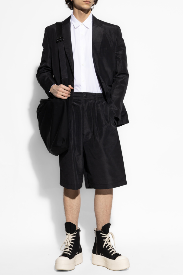 Comme des Garçons Homme Plus Blazer mit Leinenbesatz