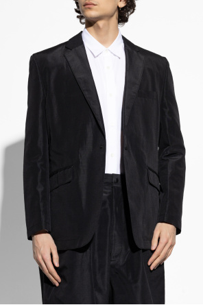 Comme des Garçons Homme Plus Blazer mit Leinenbesatz