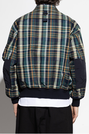 Comme des Garçons Homme Plus Chaqueta con patrón a cuadros