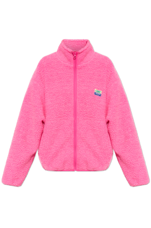Chaqueta polar con cuello alto