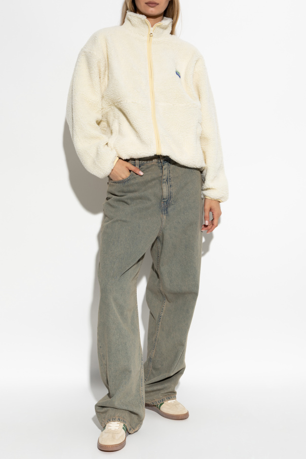 American Vintage Furry sweatshirt with logo patch