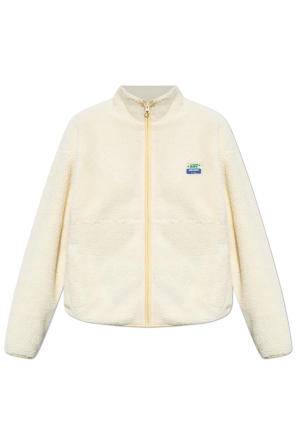 Furry sweatshirt with logo patch od American Vintage