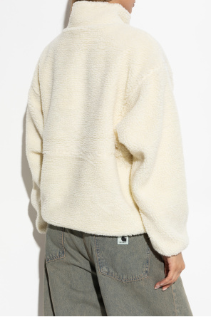 American Vintage Furry sweatshirt with logo patch