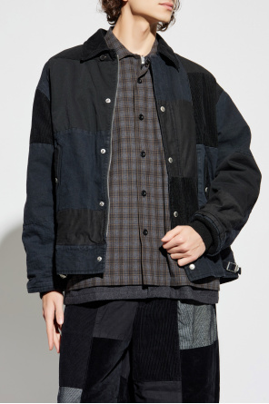 Comme des Garçons Homme Plus Chaqueta de materiales combinados