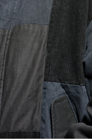 Comme des Garçons Homme Plus Chaqueta de materiales combinados