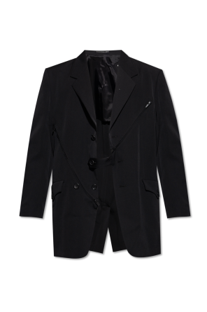 Blazer with zippers