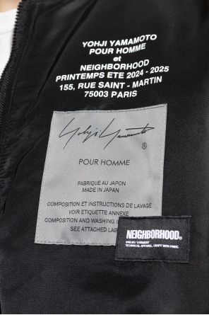 Yohji Yamamoto Ocieplana kurtka typu `bomber`