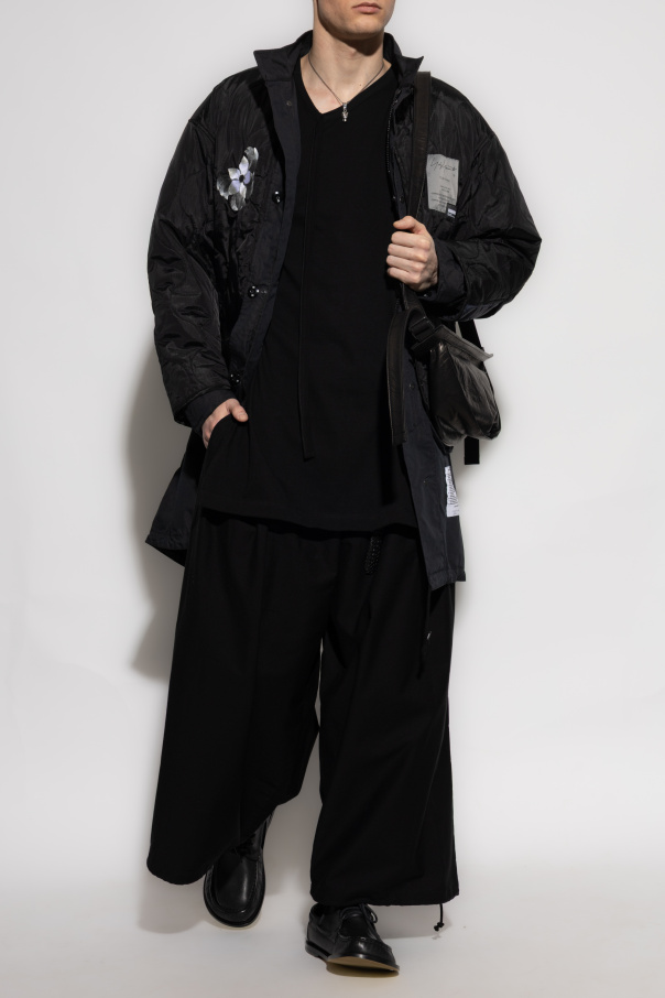 Yohji Yamamoto Parka z odpinaną warstwą zewnętrzną