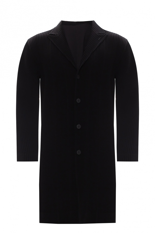 Z Zegna slim fit suit dress jacket Pleated coat